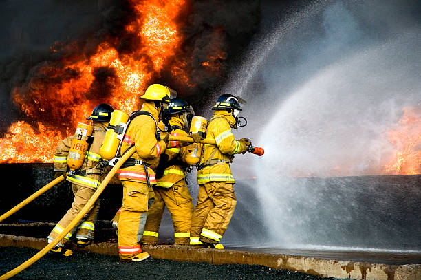 firefighting training